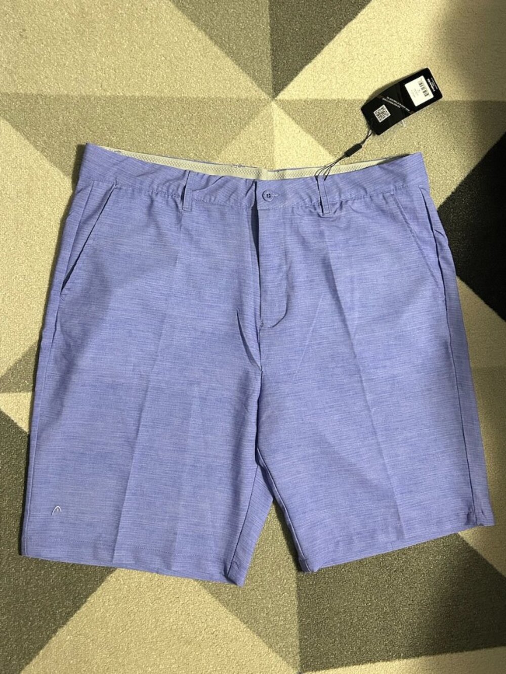 NWT HEAD Marcello Lavender Golf Shorts UV Protection Cooling Men's 38 X 9.5